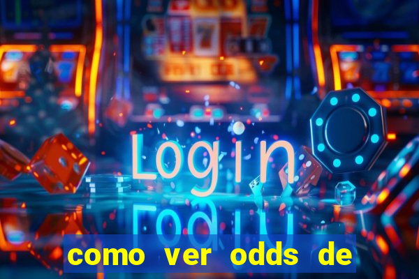 como ver odds de jogos passados